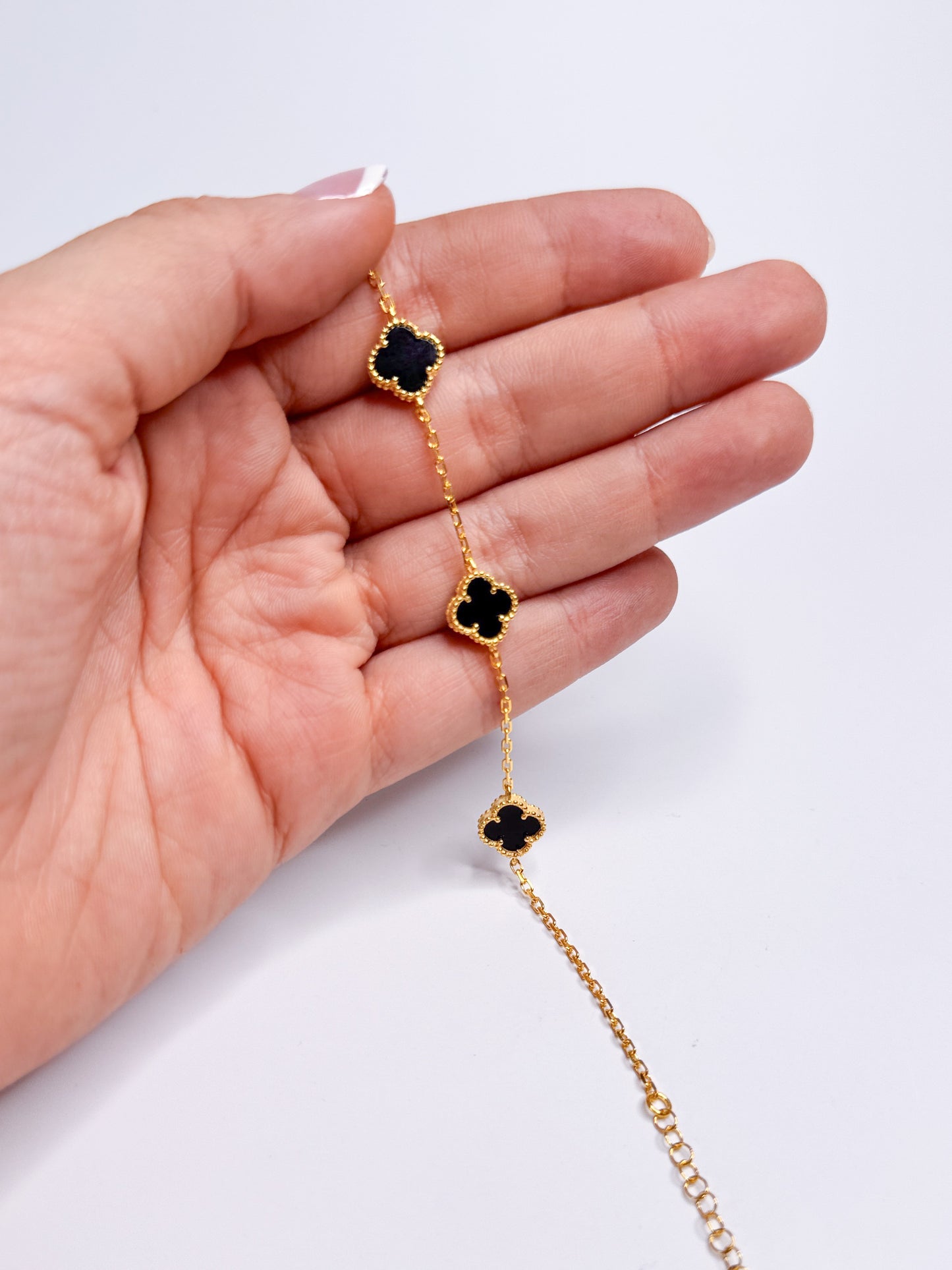 Pulsera de 3 tréboles medianos