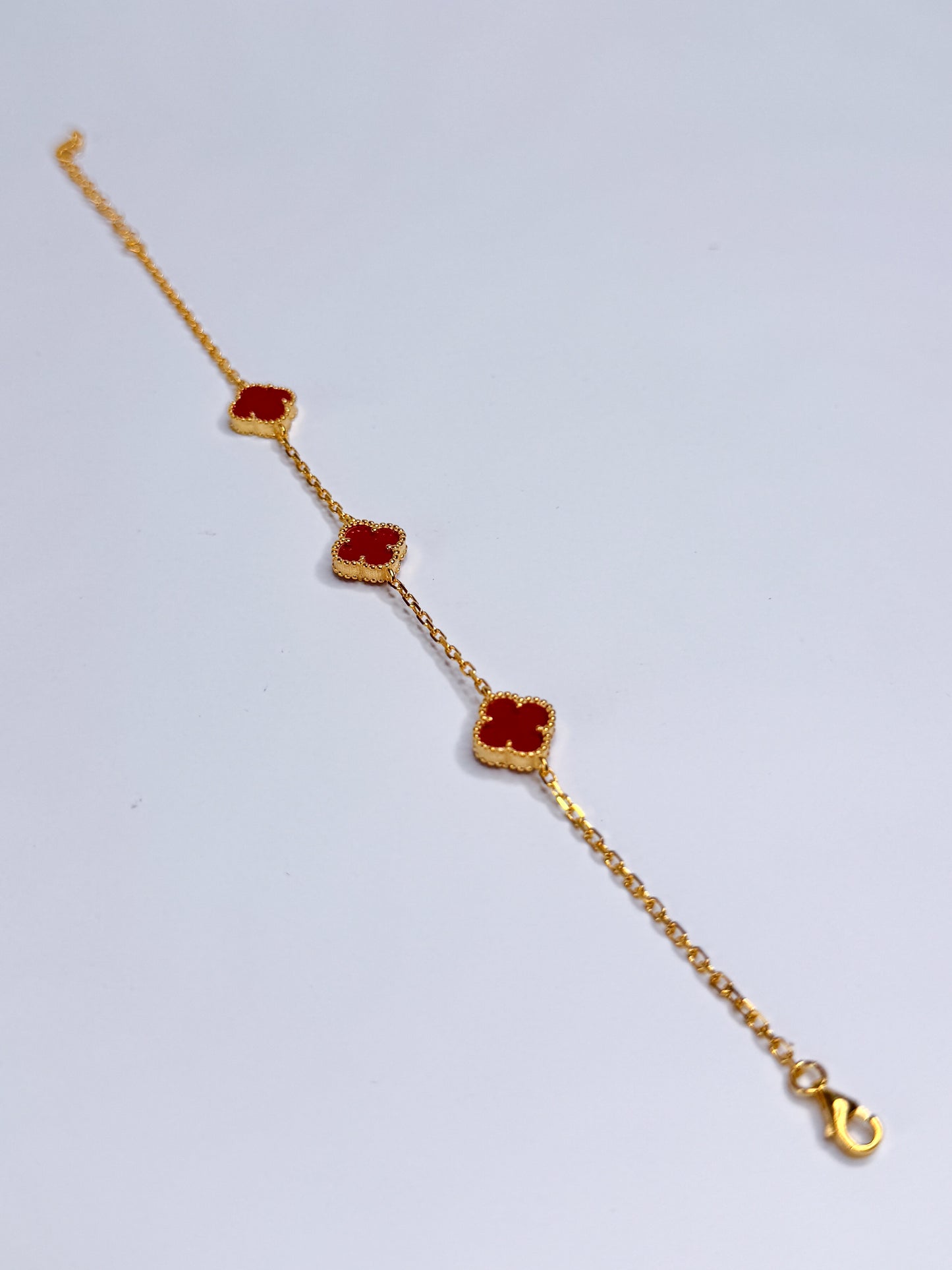 Pulsera de 3 tréboles medianos