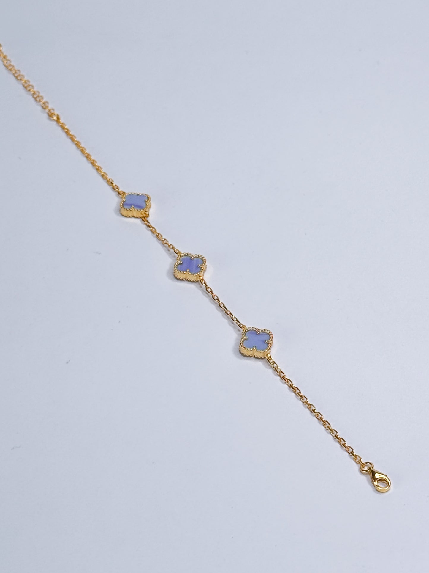 Pulsera de 3 tréboles medianos