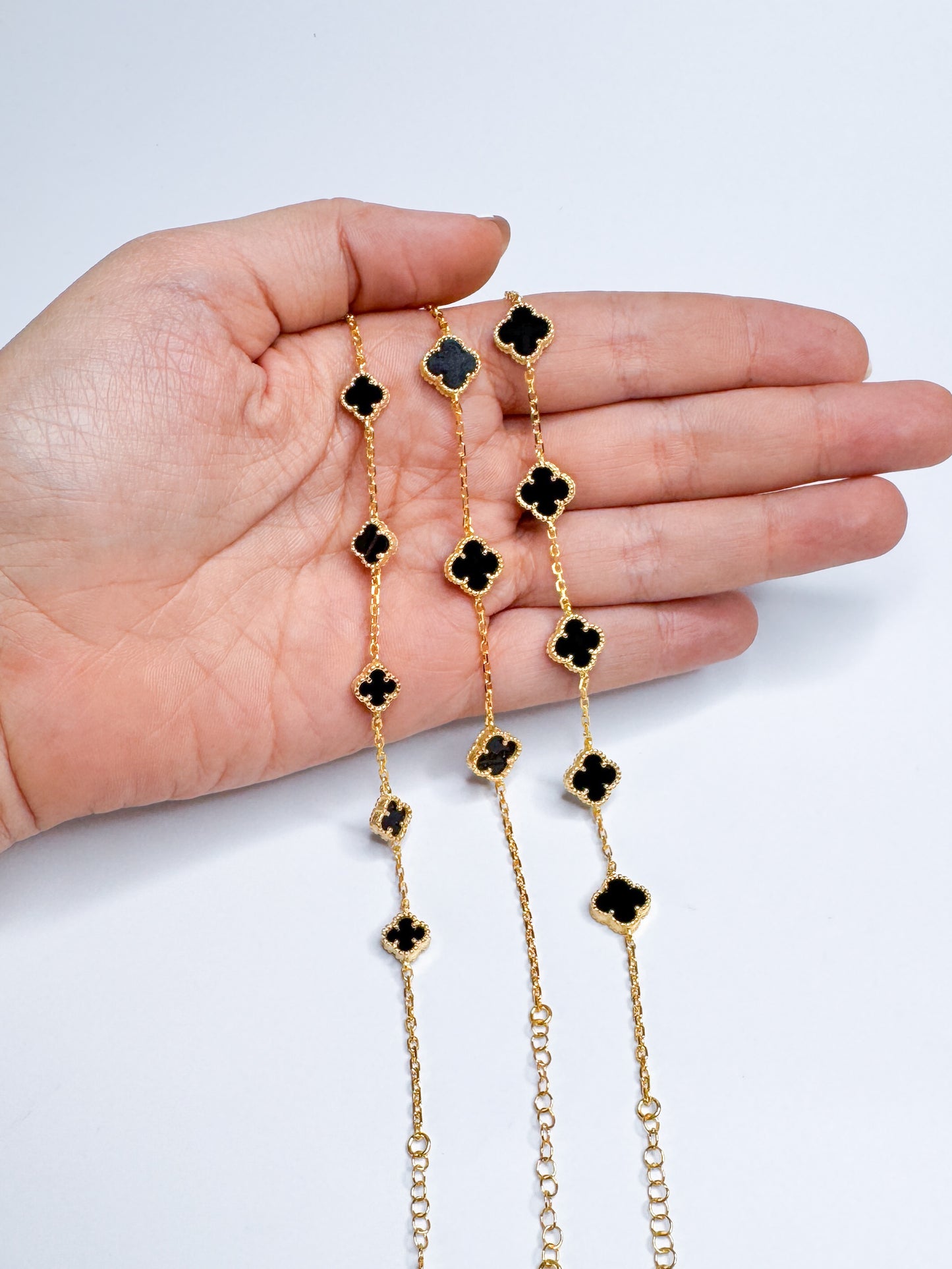 Pulsera de 3 tréboles medianos